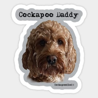 Cockapoo Dog Dad Sticker